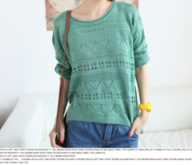 CUT OUT KNITTED JUMPERS WITH HIGH LOW HEM 2